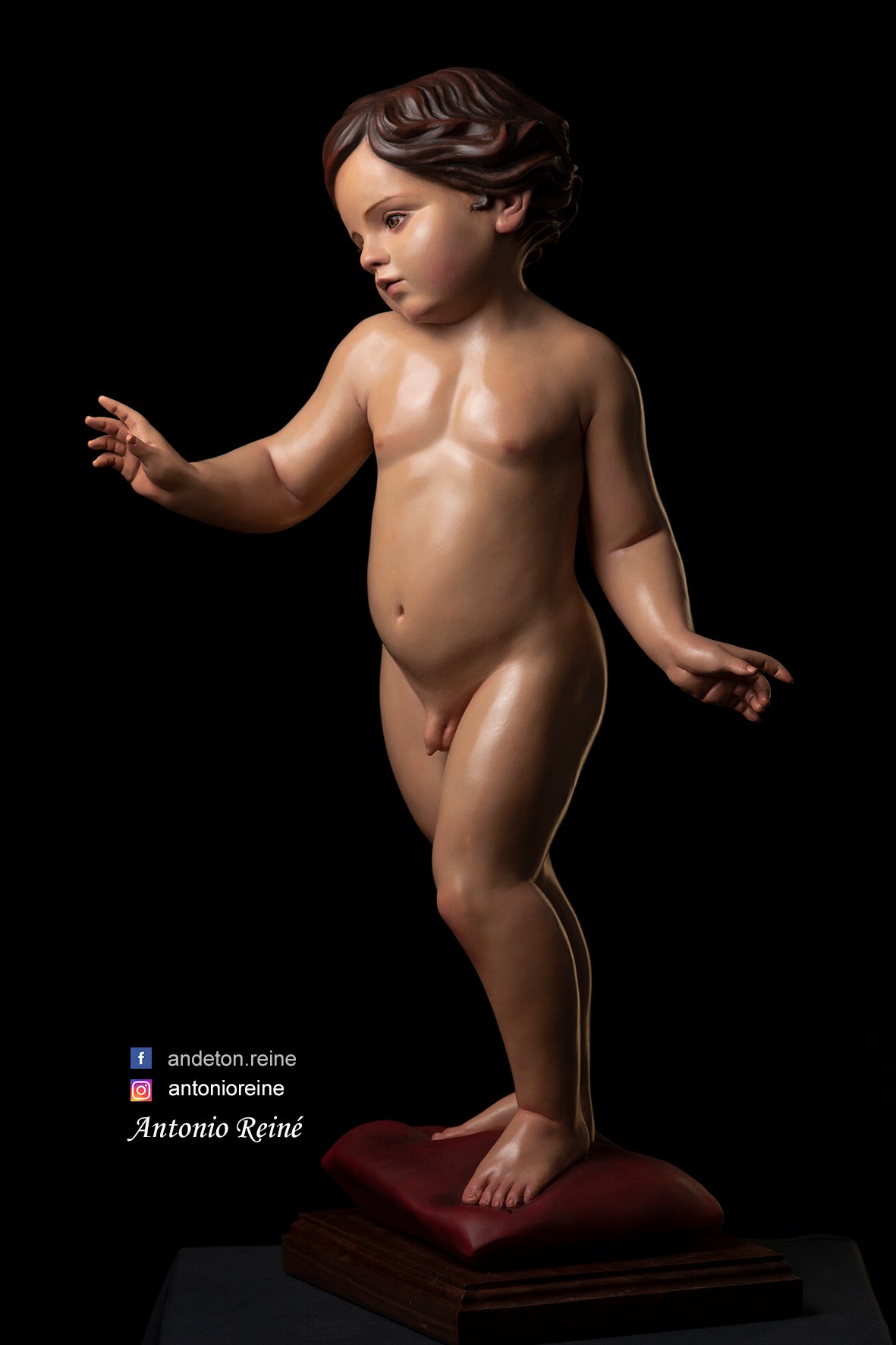 Niño Jesús, detail view