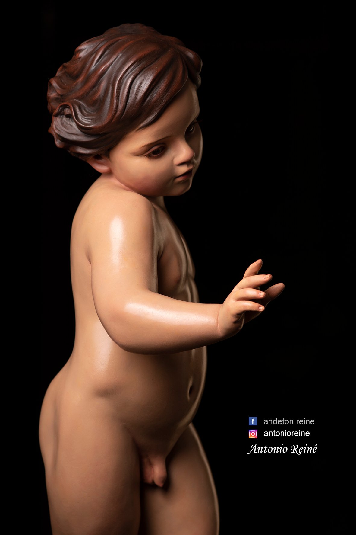 Niño Jesús, detail view