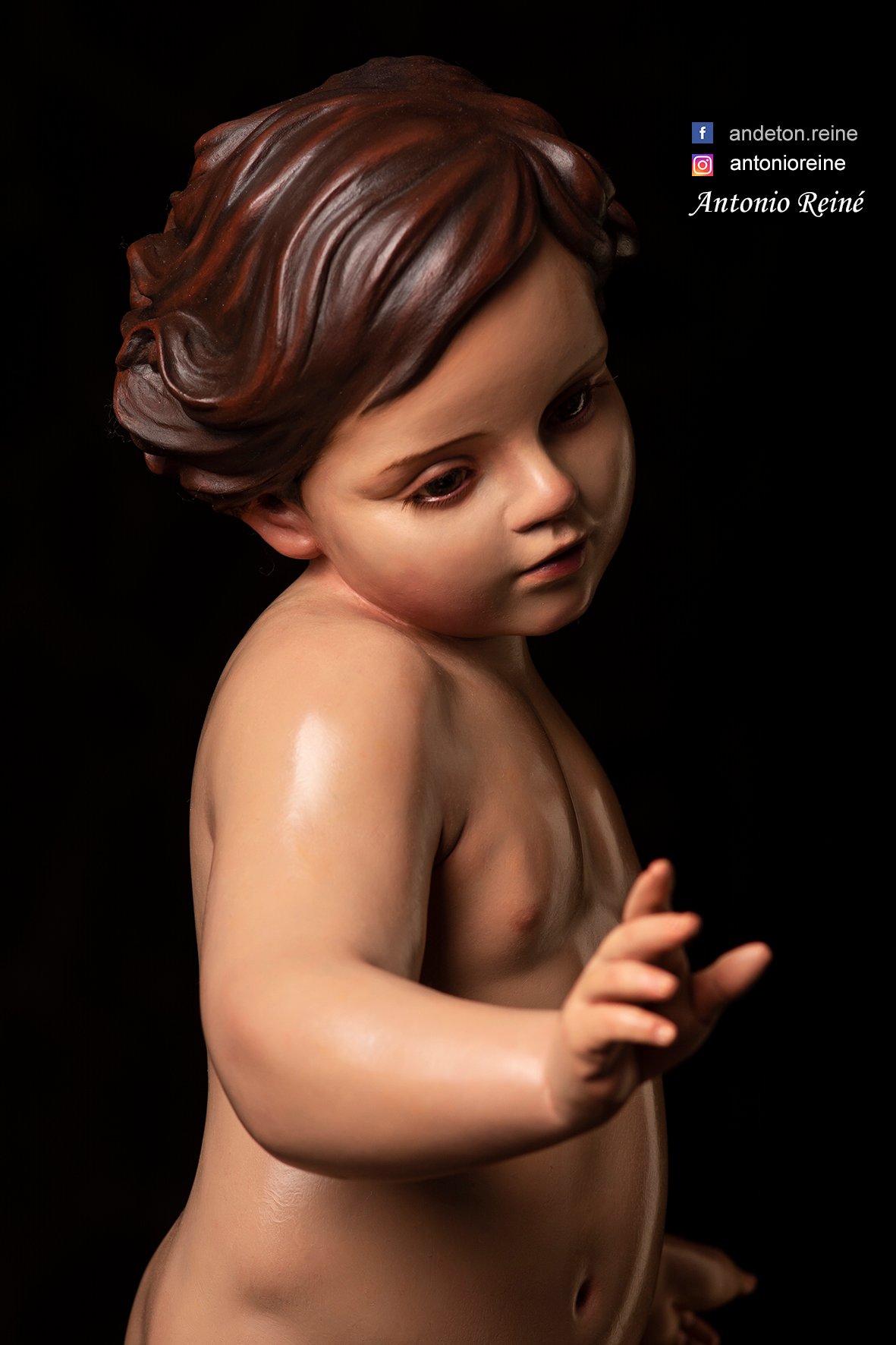 Niño Jesús, detail view