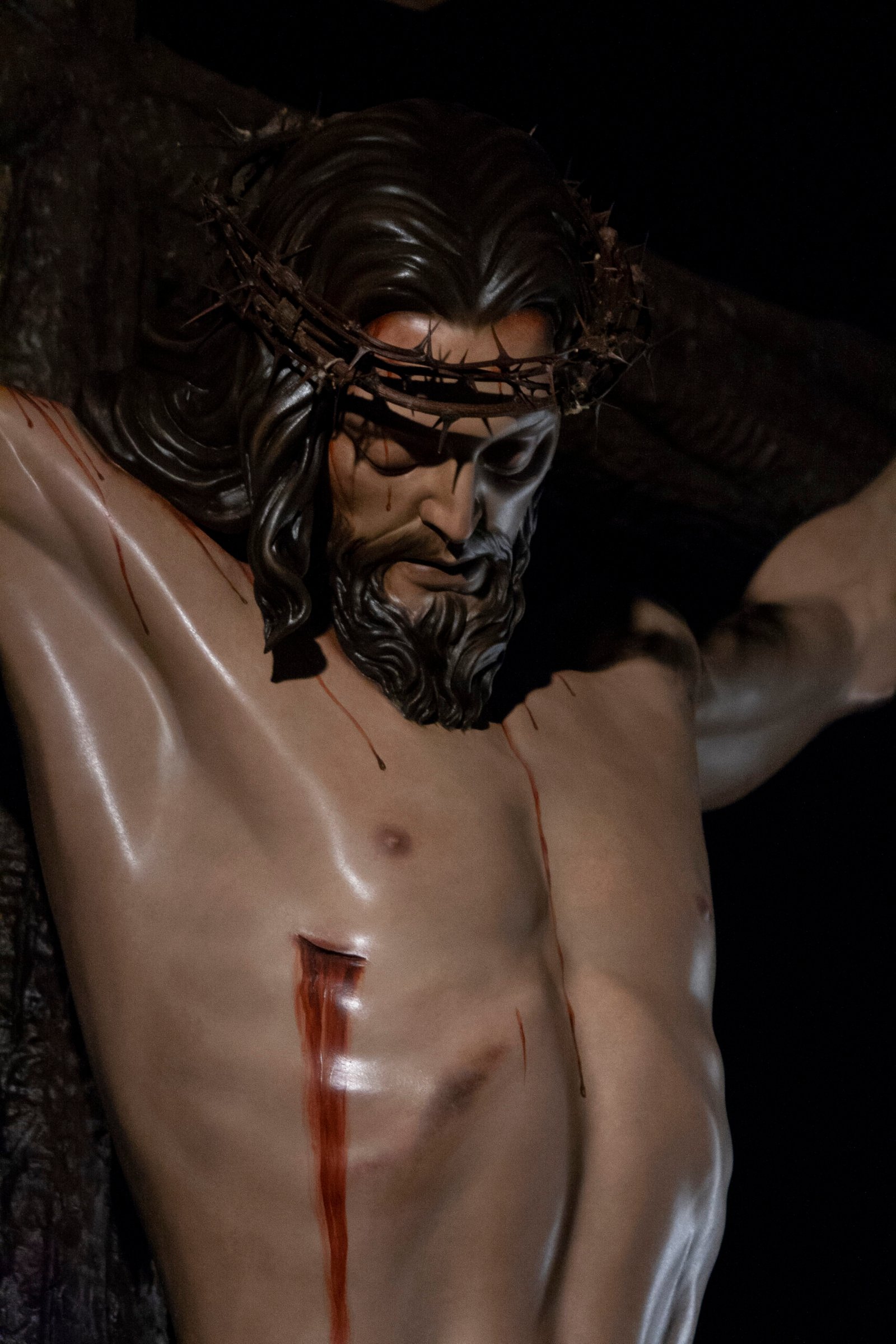 Cristo de la Paz, detail view